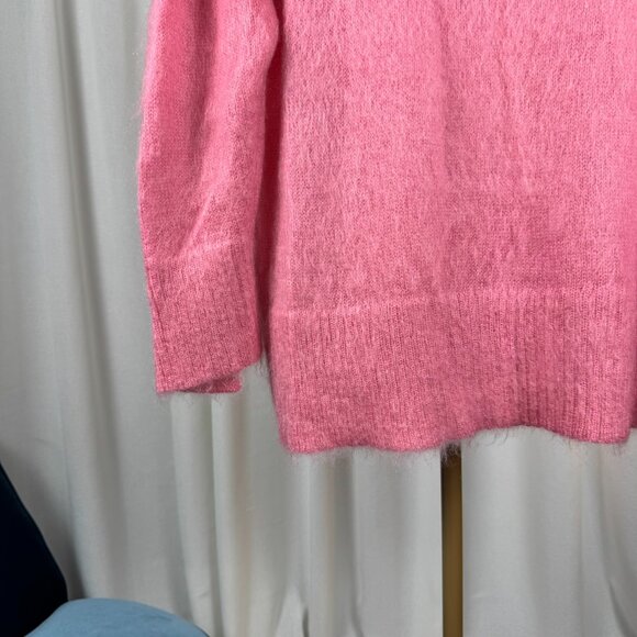 Luisa Cerano Pink Mohair Sweater sz 10/Medium - Picture 7 of 10
